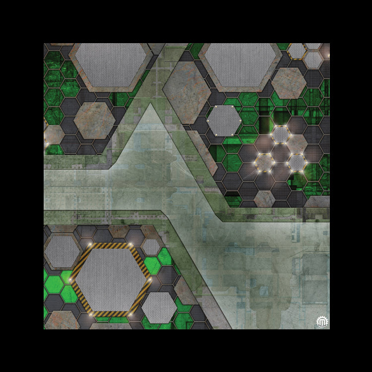 Mats by Mars: Quinfinity Jade Tabletop Wargaming Play Mat