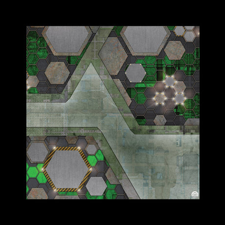 Mats by Mars: Quinfinity Jade Tabletop Wargaming Play Mat