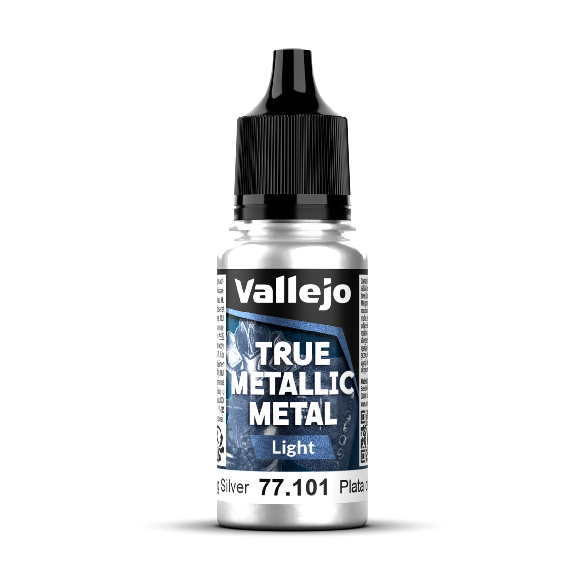 Vallejo True Metallic Metal Sterling Silver Light 18ml