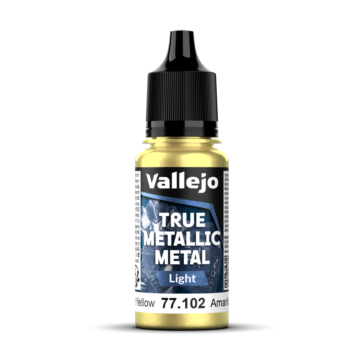 Vallejo True Metallic Metal Radiant Yellow Light 18ml