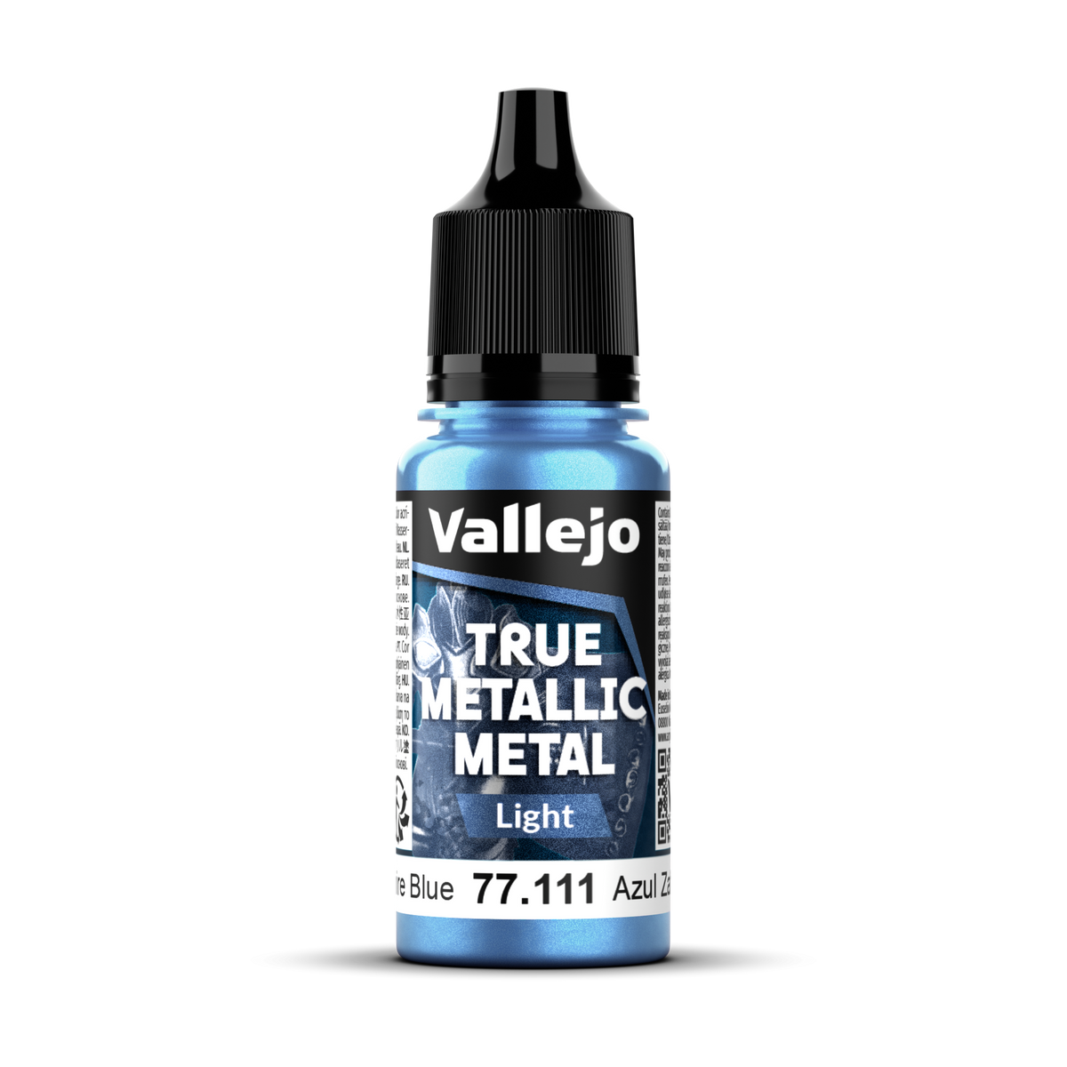 Vallejo True Metallic Metal Sapphire Blue Light 18ml
