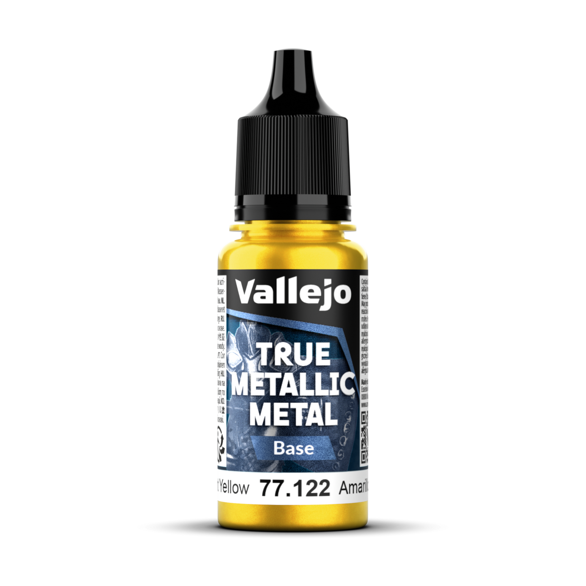 Vallejo True Metallic Metal Radiant Yellow Base 18ml