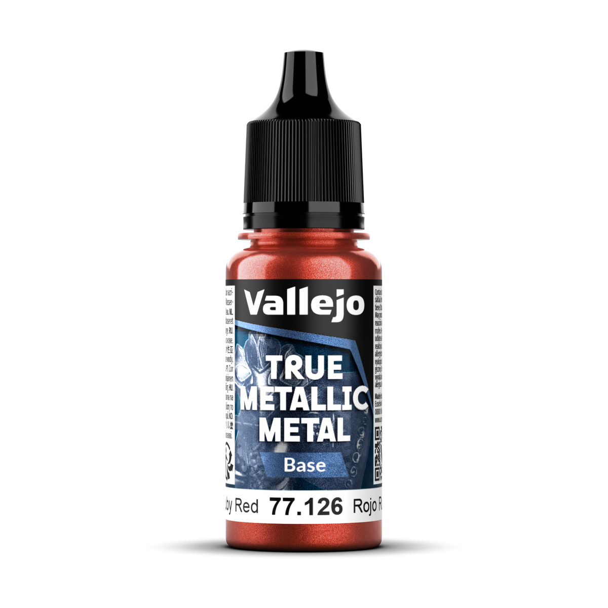 Vallejo True Metallic Metal Ruby Red Base 18ml