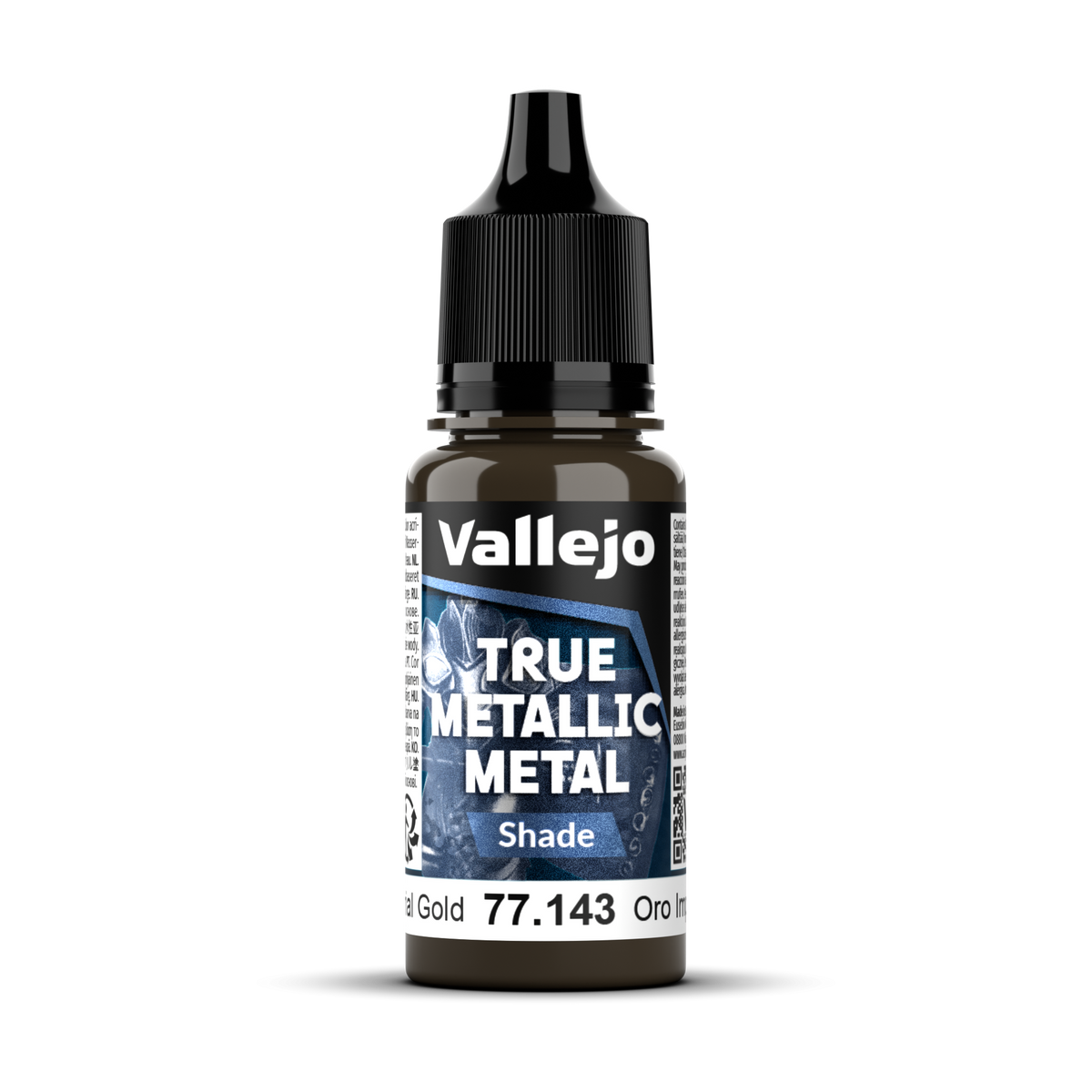 Vallejo True Metallic Metal Imperial Gold Shade 18ml