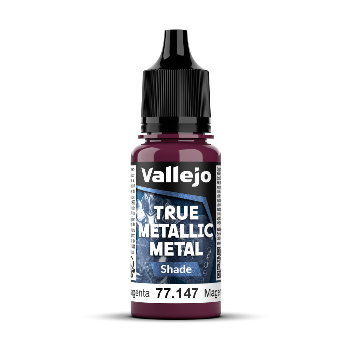 Vallejo True Metallic Metal Crimson Magenta Shade 18ml
