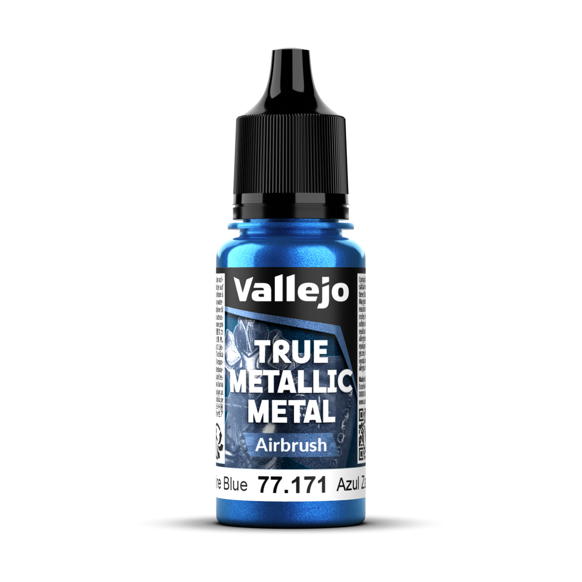 Vallejo True Metallic Metal Sapphire Blue Airbrush 18ml