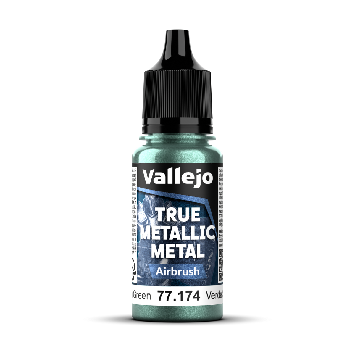 Vallejo True Metallic Metal Dusken Green Airbrush 18ml