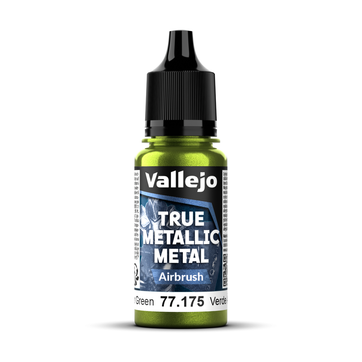 Vallejo True Metallic Metal Amber Green Airbrush 18ml