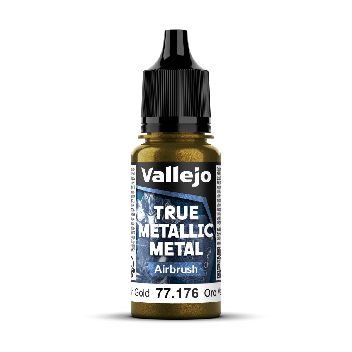 Vallejo True Metallic Metal Greenish Gold Airbrush 18ml