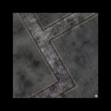 Mats by Mars: Victorian Alley (Bend Rd) Tabletop Wargaming Play Mat