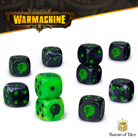 Warmachine: Cryx Necrofactorium Official Dice Set