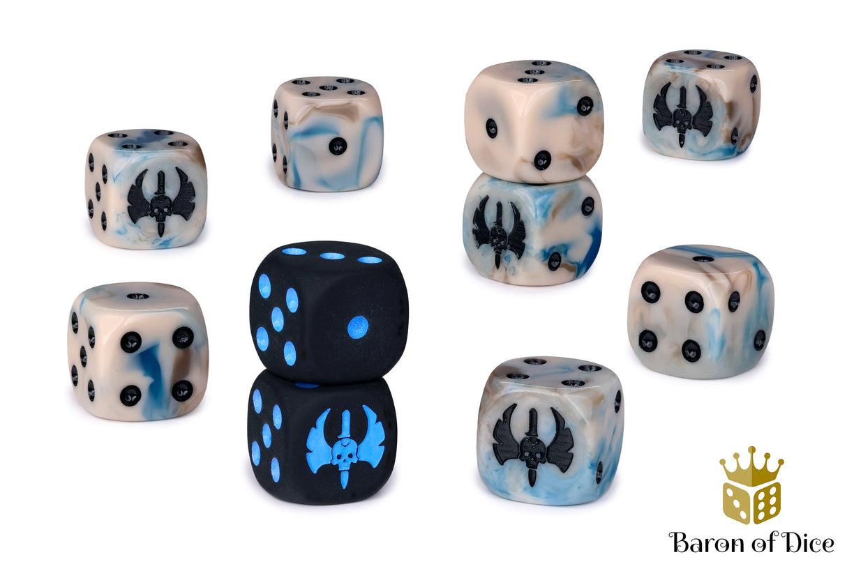 Warmachine: Cygnar Gravediggers Official Dice Set