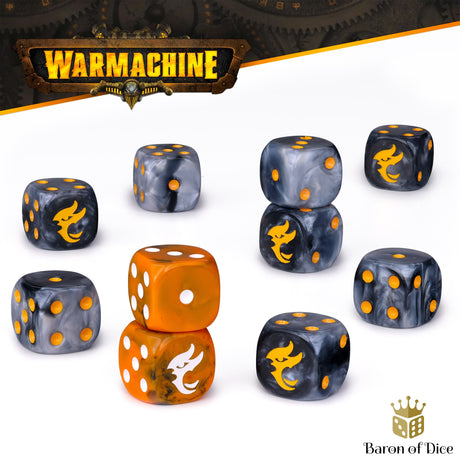 Warmachine: Dusk Ghosts of Ios Official Dice Set