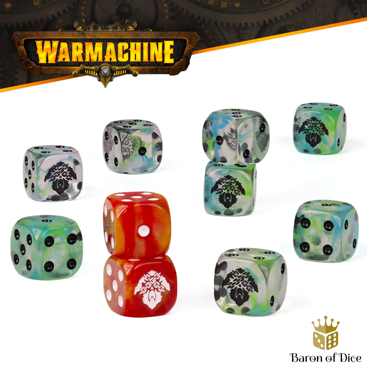 Warmachine: Orgoth, Cursebound Official Dice Set