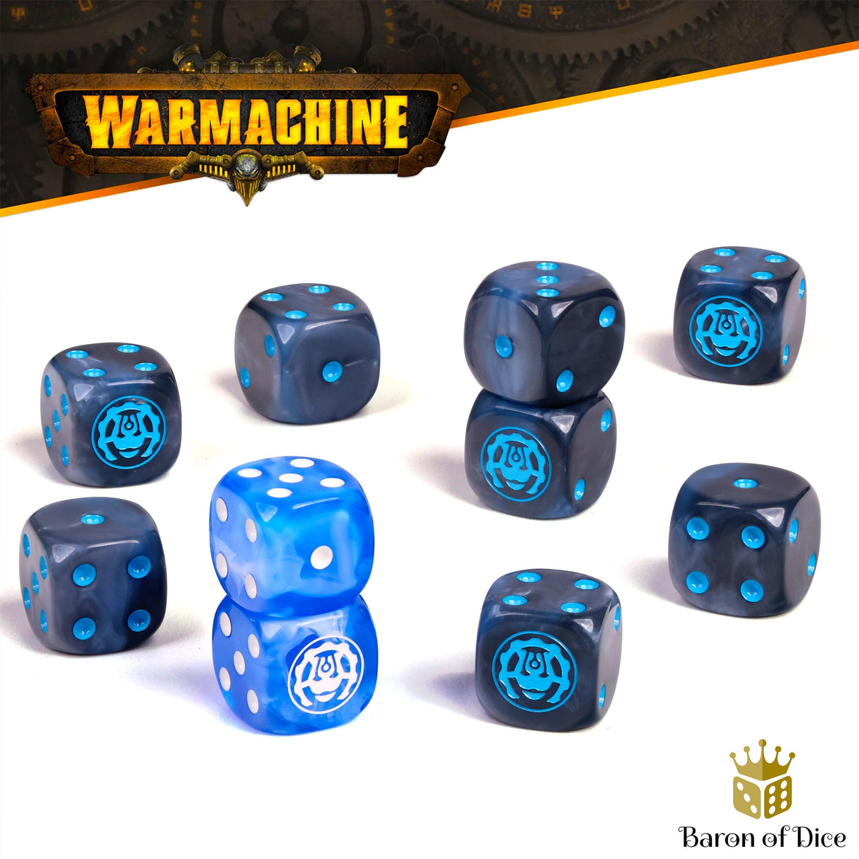 Warmachine: Convergence of Cyriss Official Dice Set