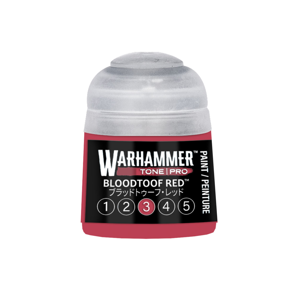 Warhammer Colour Tone Pro Bloodtoof Red 3 paint pot
