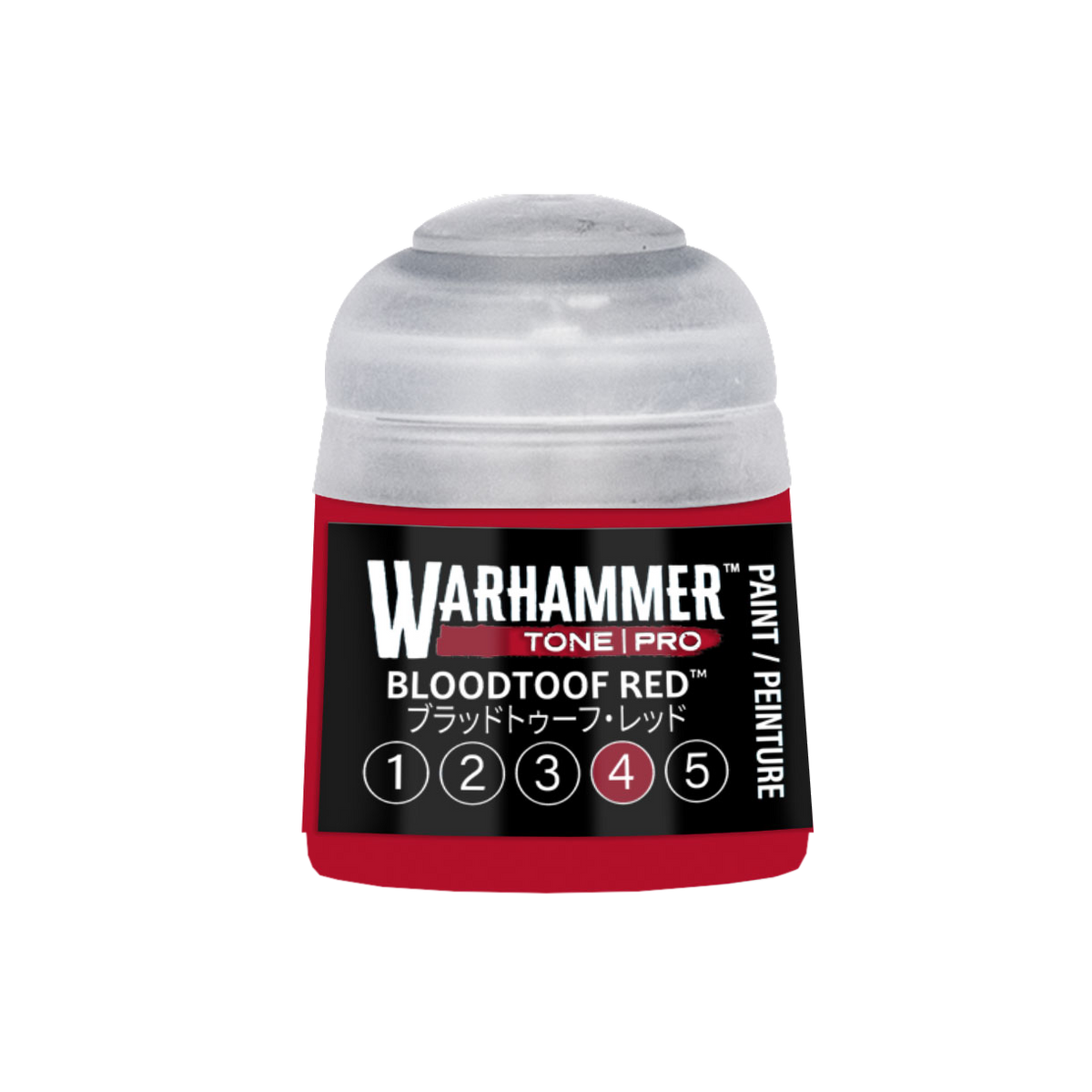 Warhammer Colour Tone Pro Bloodtoof Red 4 paint pot