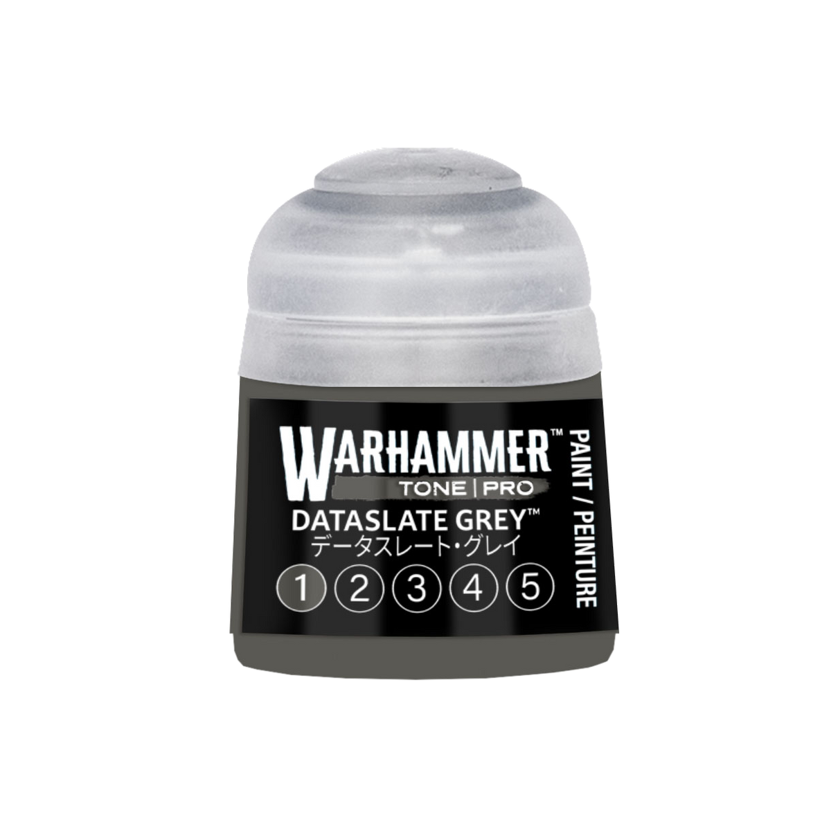 Warhammer Colour Tone Pro Dataslate Grey 1 paint pot