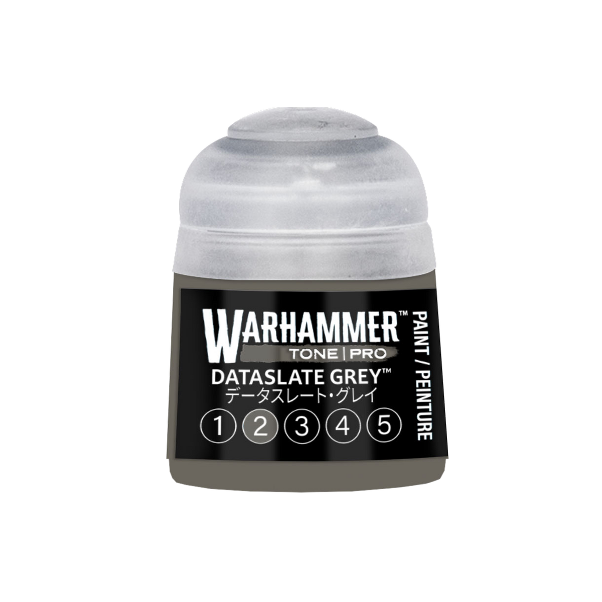 Warhammer Colour Tone Pro Dataslate Grey 2 paint pot