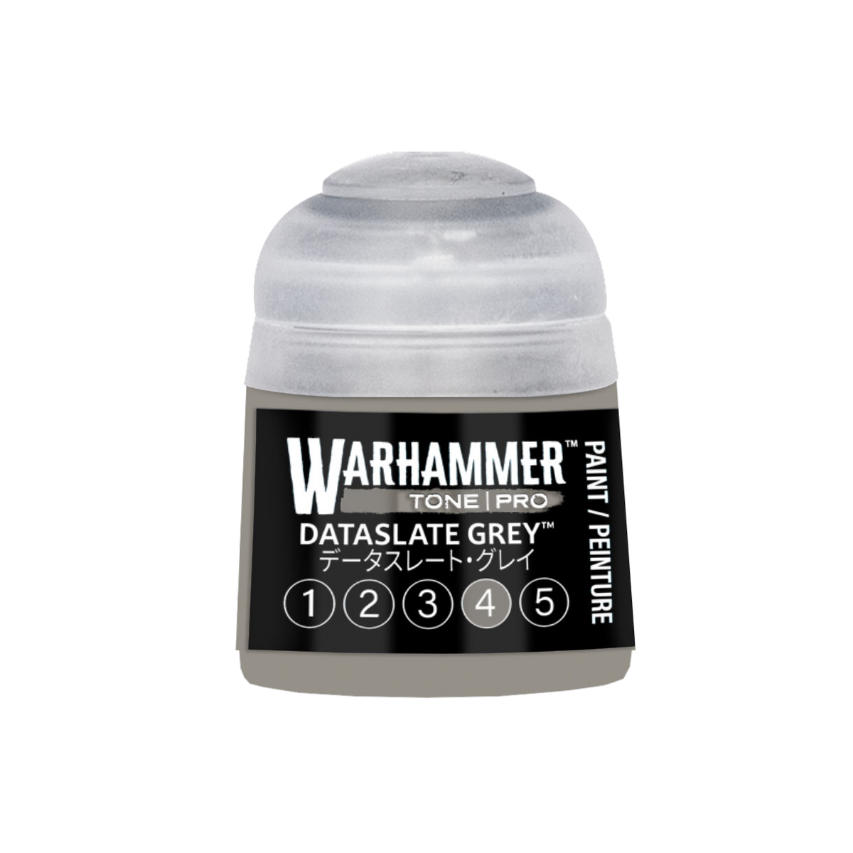 Warhammer Colour Tone Pro Dataslate Grey 4 paint pot