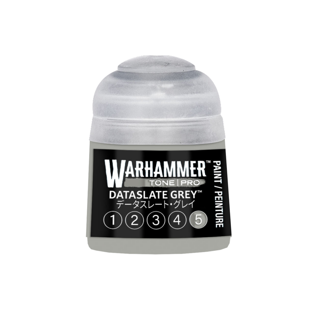 Warhammer Colour Tone Pro Dataslate Grey 5 paint pot