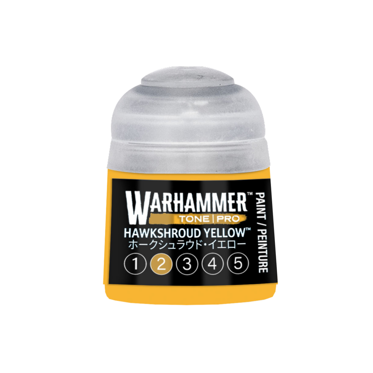Warhammer Colour Tone Pro Hawkshroud Yellow 2 paint pot