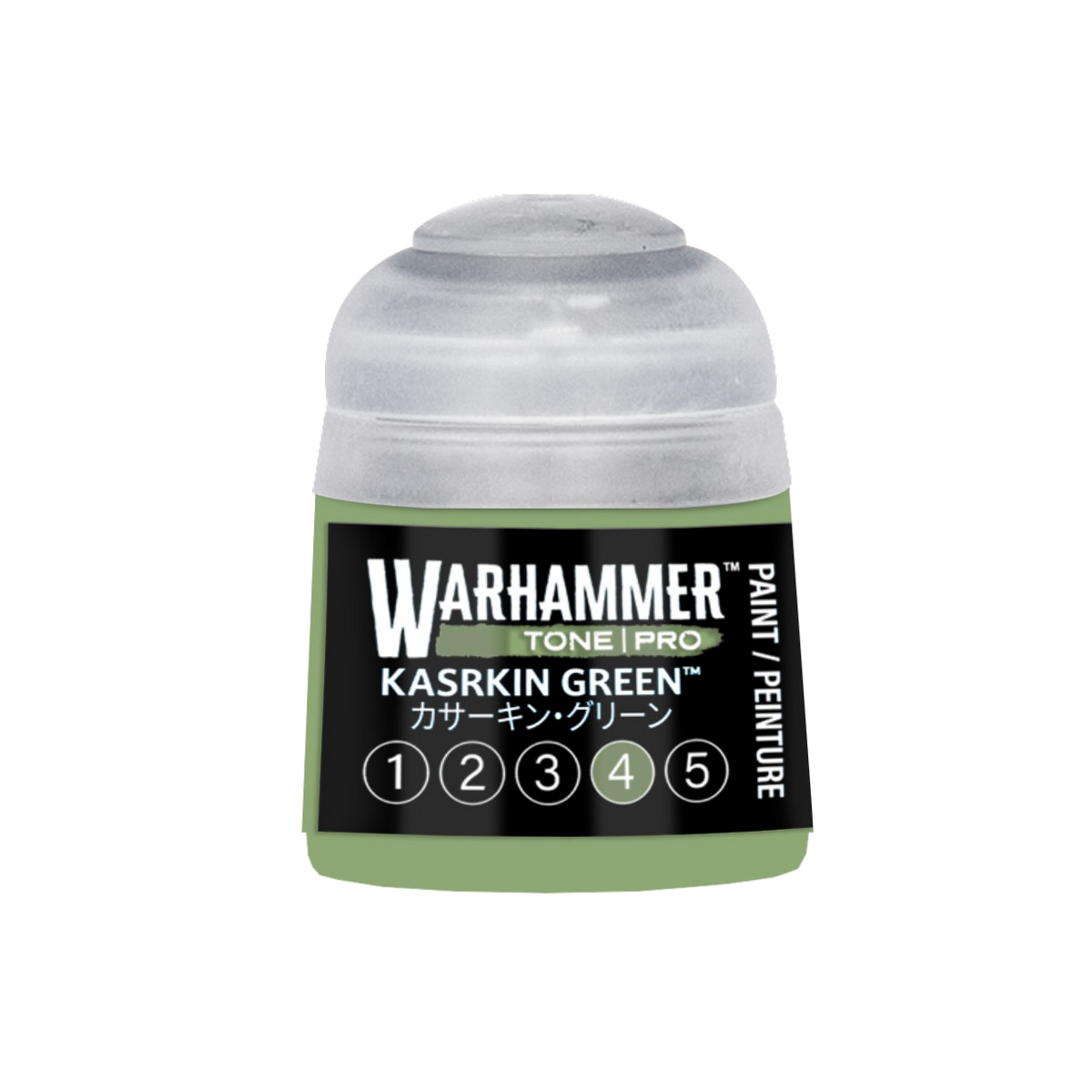 Warhammer Colour Tone Pro Kasrkin Green 4 paint pot