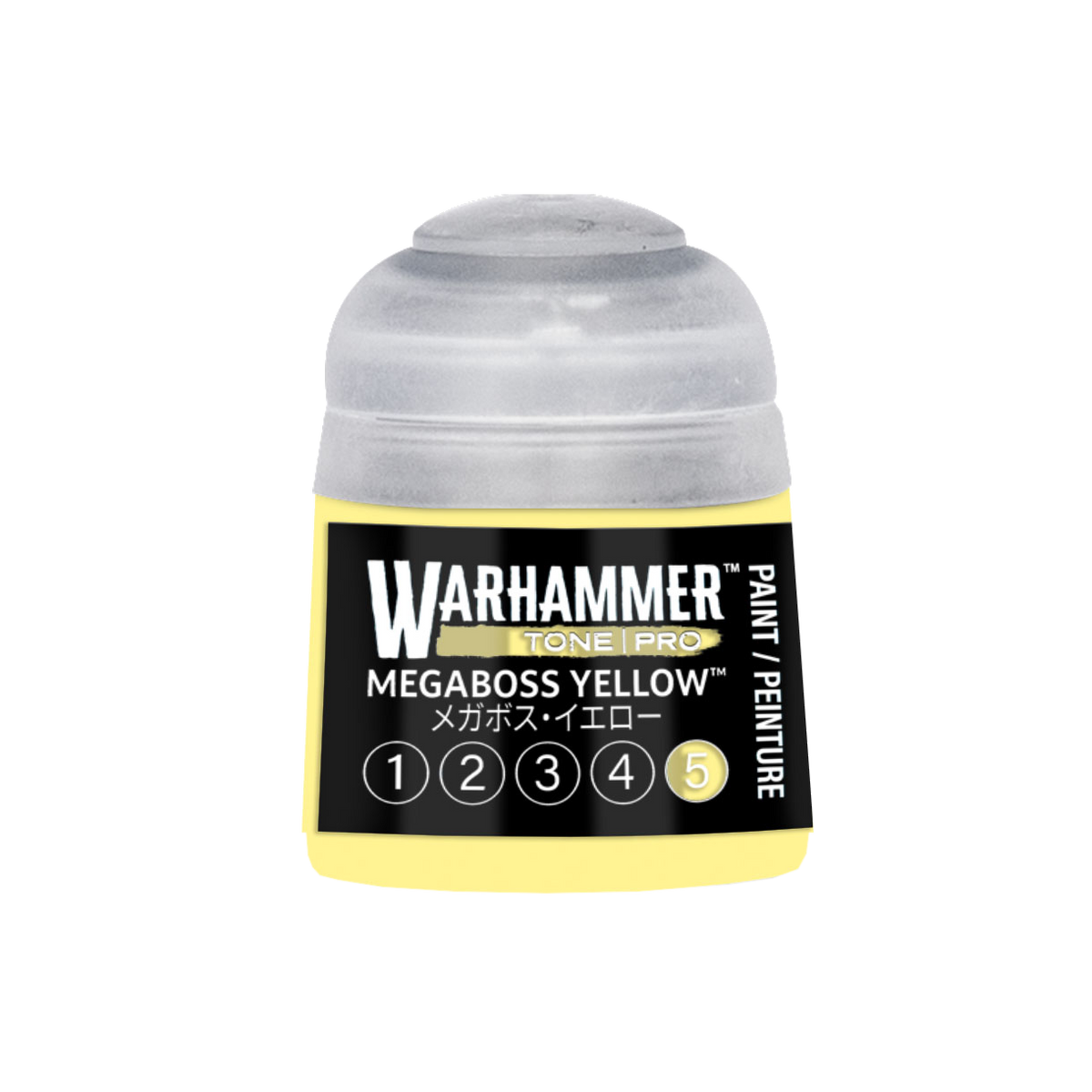 Warhammer Colour Tone Pro Megaboss Yellow 5 paint pot