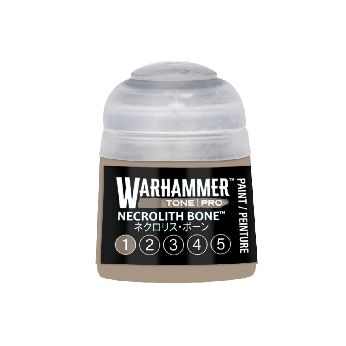 Warhammer Colour Tone Pro Necrolith Bone 1 paint pot