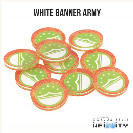 Full Color Infinity Faction Markers, 25mm (Bag of 10)