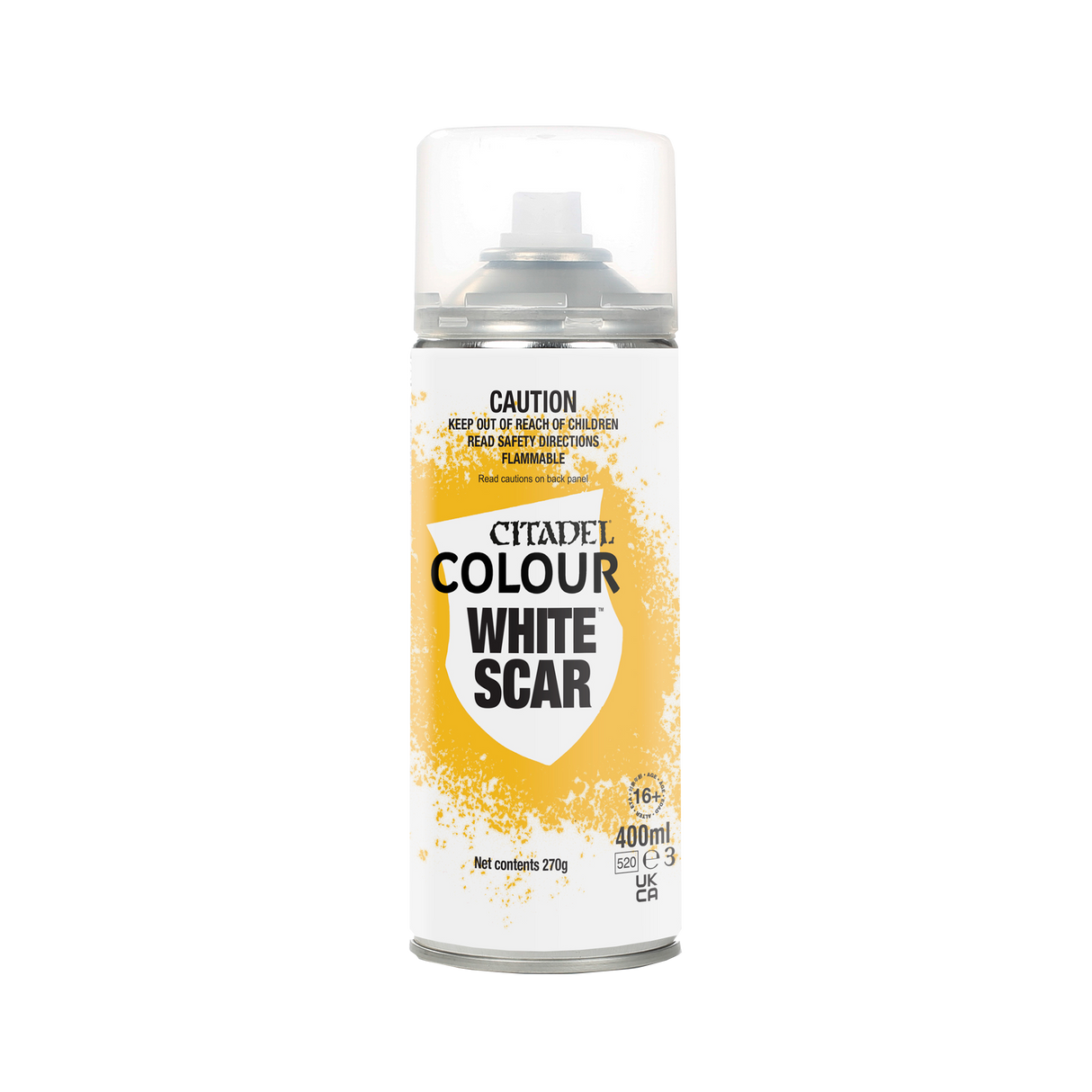 White Scar Spray Paint