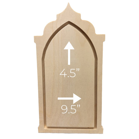 Trekell Gothic Abbey Floater Panel - Wooden Painting Canvas + Frame