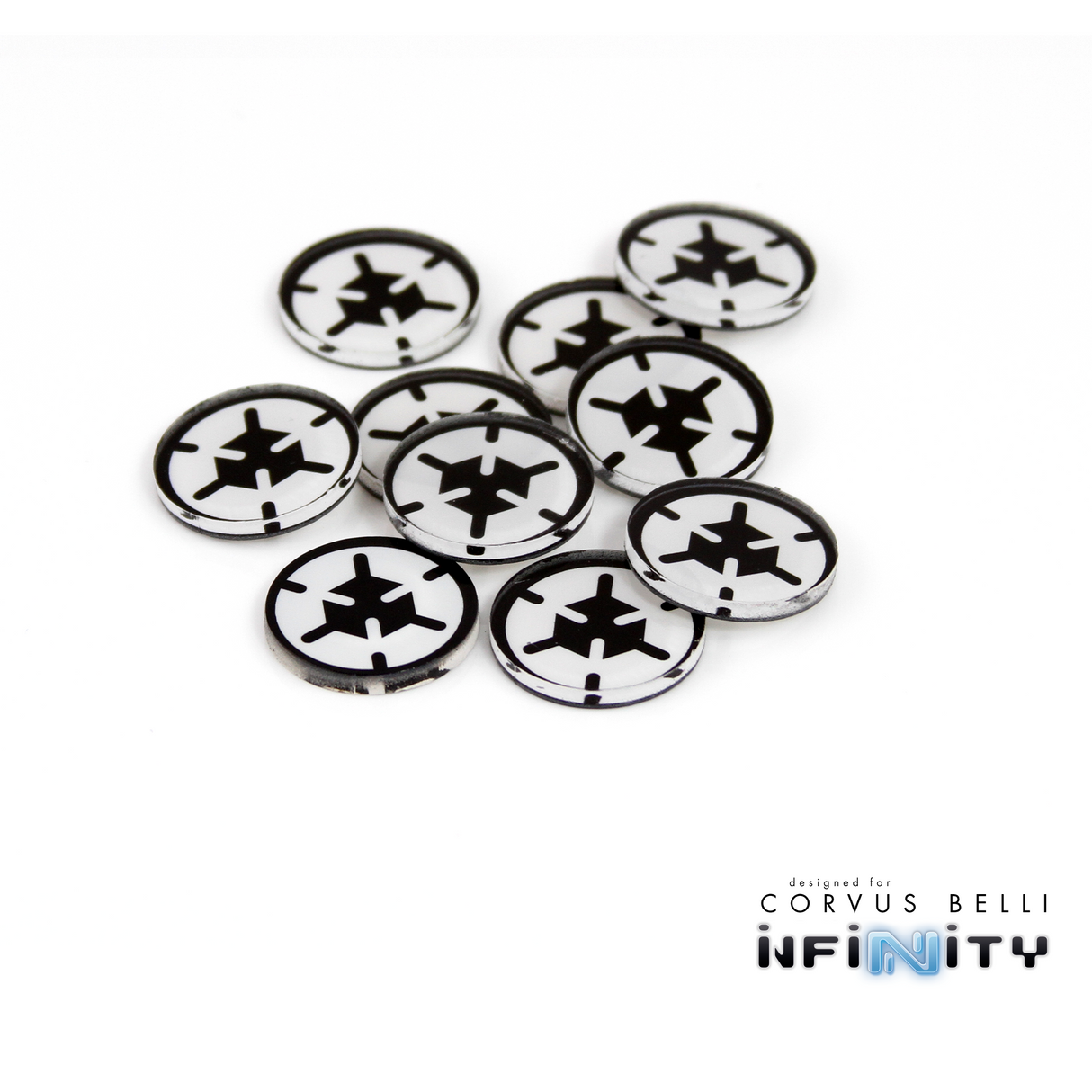 Full Color Infinity Faction Markers, 25mm (Bag of 10)