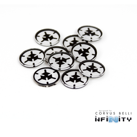 Full Color Infinity Faction Markers, 25mm (Bag of 10)