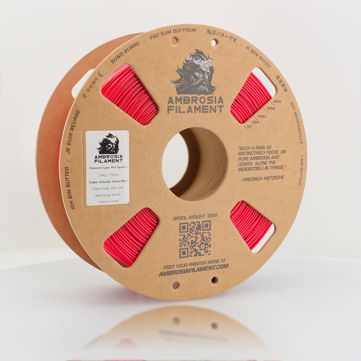 AMBROSIA ASA Filament of the Gods - 1KG Bambu AMS Friendly Cardboard Spools Premium 3D Printing Filament House ASA