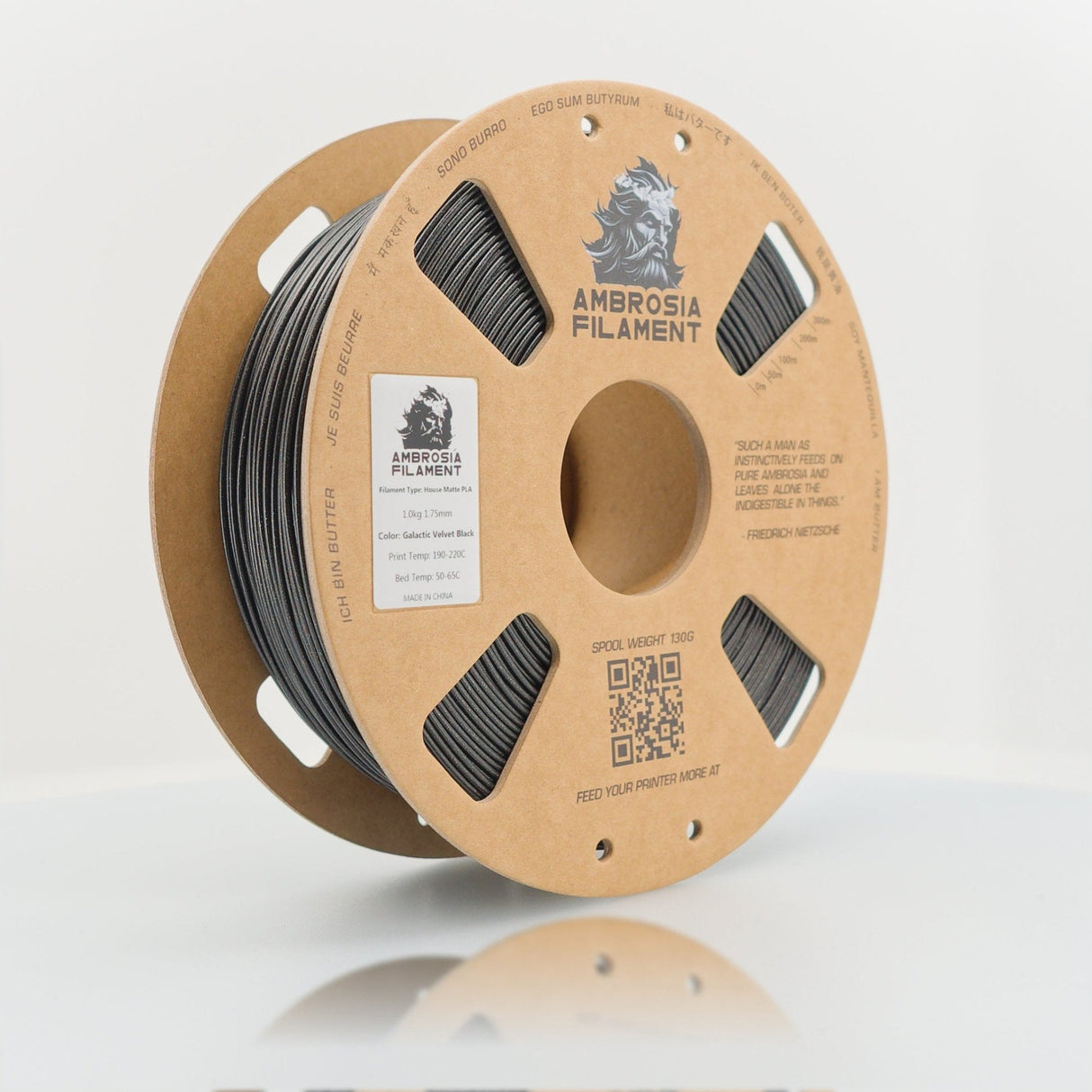 AMBROSIA ASA Filament of the Gods - 1KG Bambu AMS Friendly Cardboard Spools Premium 3D Printing Filament House ASA