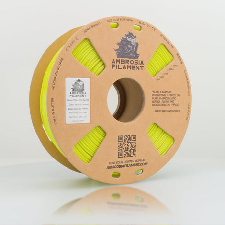 AMBROSIA ASA Galactic Filament of the Gods (Glitter / Sparkle) - 1KG Bambu AMS Friendly Cardboard Spools Premium 3D Printing Filament