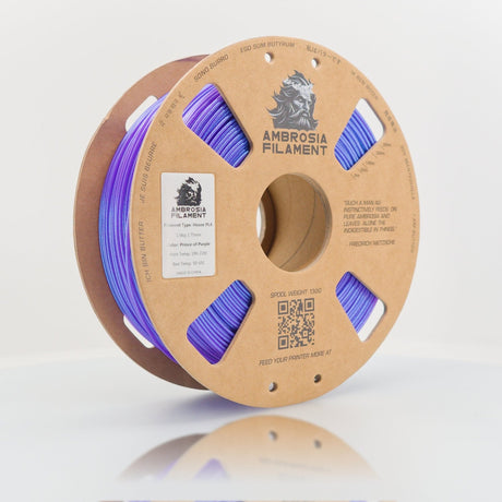 AMBROSIA Dolos Color Shifting PLA Filament of the Gods - 1KG Bambu AMS Friendly Cardboard Spools Premium 3D Printing Filament