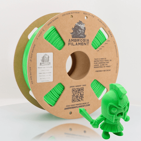 AMBROSIA Galactic (Sparkle) PLA Filament of the Gods - 1KG Bambu AMS Friendly Cardboard Spools Premium 3D Printing Filament