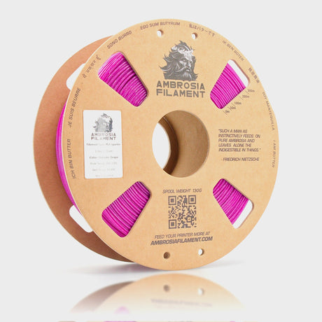 AMBROSIA Galactic (Sparkle) PLA Filament of the Gods - 1KG Bambu AMS Friendly Cardboard Spools Premium 3D Printing Filament