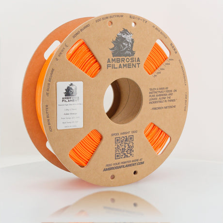 AMBROSIA PETG Filament of the Gods - 1KG Bambu AMS Friendly Cardboard Spools Premium 3D Printing Filament