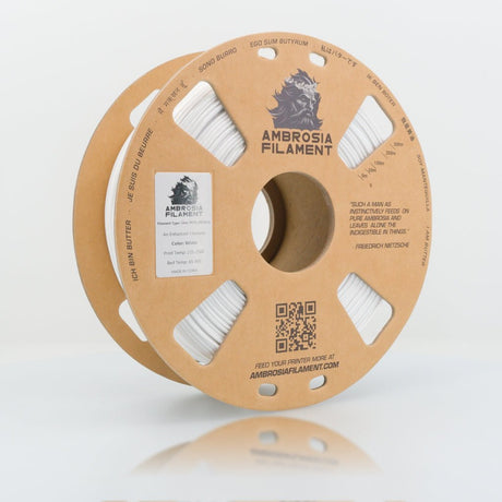 AMBROSIA PETG Filament of the Gods - 1KG Bambu AMS Friendly Cardboard Spools Premium 3D Printing Filament