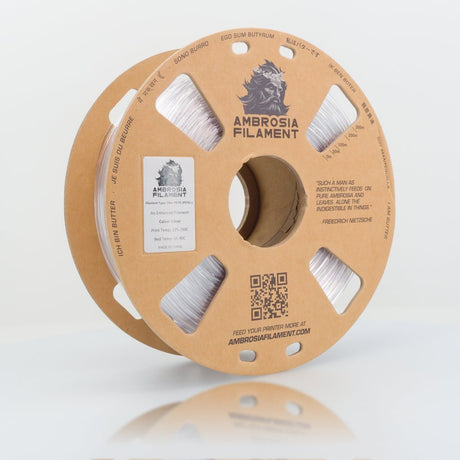 AMBROSIA PETG Filament of the Gods - 1KG Bambu AMS Friendly Cardboard Spools Premium 3D Printing Filament