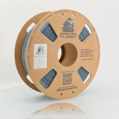 AMBROSIA PLA Filament of the Gods - 1KG Bambu AMS Friendly Cardboard Spools Premium 3D Printing Filament