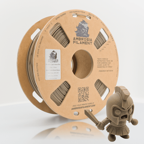 AMBROSIA PLA Filament of the Gods - 1KG Bambu AMS Friendly Cardboard Spools Premium 3D Printing Filament