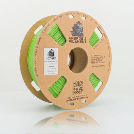 AMBROSIA PLA Filament of the Gods - 1KG Bambu AMS Friendly Cardboard Spools Premium 3D Printing Filament