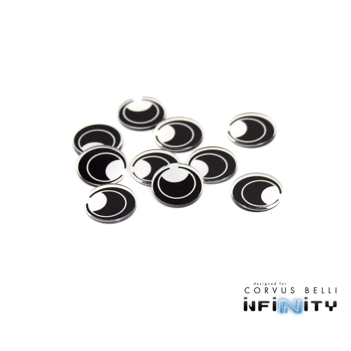 Full Color Infinity Faction Markers, 25mm (Bag of 10)