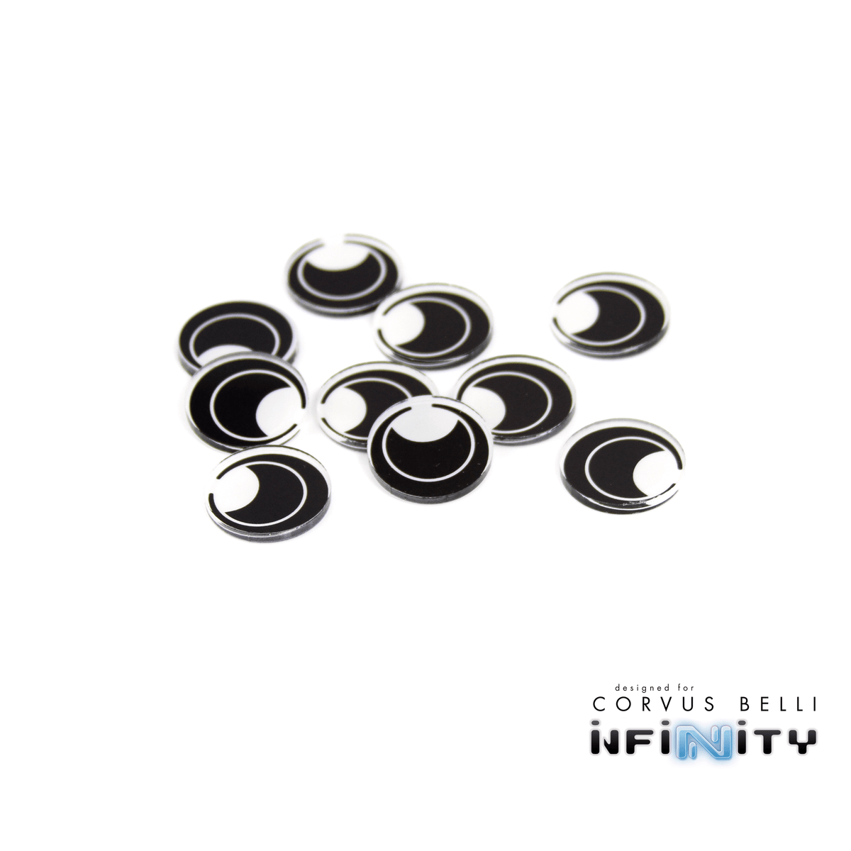 Full Color Infinity Faction Markers, 25mm (Bag of 10)