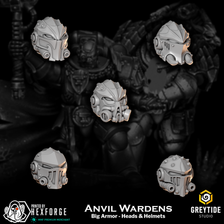 Anvil Wardens - Big Armor: Heads & Helmets