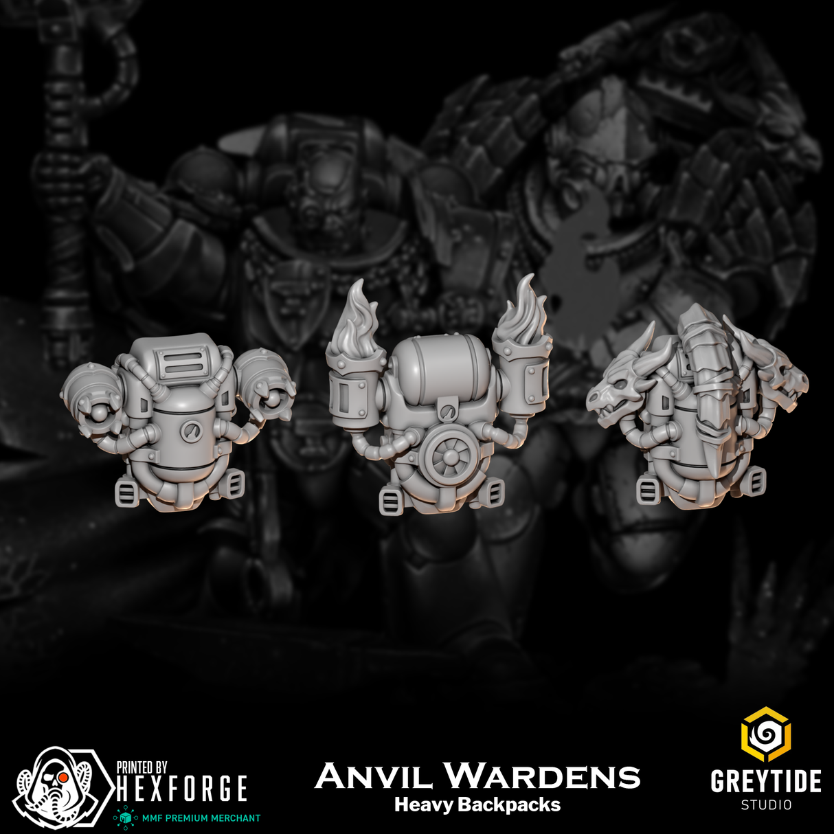 Anvil Wardens - Heavy Armor: Backpacks